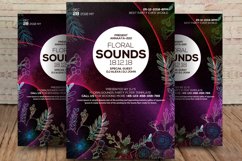 Floral Sound Flyer Product Image 1