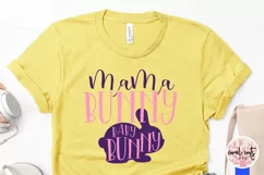 Mama bunny baby bunny - Easter SVG EPS DXF PNG Cutting File Product Image 3