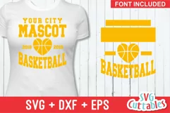 Basketball SVG | Basketball Template 004 | Shirt Design Product Image 1