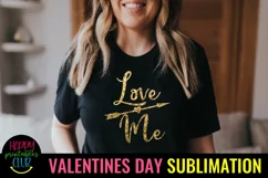Love Me Valentine Sublimation I Romantic Sublimation Product Image 3