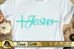 Jesus SVG PNG EPS DXF File BIBLE SVG Cross SVG GOD SVG Product Image 7