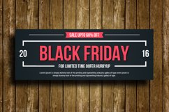 Black Friday Party Facebook Cover Product Image 1
