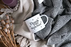 Thank You Teacher SVG | Teacher Appreciation Mug Cut File Product Image 5