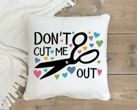 Don't Cut Me Out SVG Cut File for Valentine's Day Product Image 2