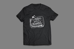 Wash UR Hands_Graphic ART_PNG &amp; JPEG file Product Image 3