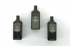 Cowboy Three Bottle Mockup Product Image 1