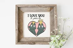 I Love You to Pieces SVG | Frog SVG | Valentine SVG Product Image 2