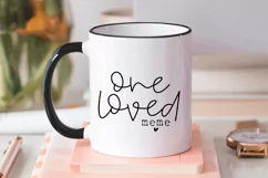 One Loved Meme SVG - Meme svg, Mothers Day svg, Grandma SVG Product Image 3