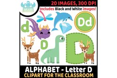 Big Alphabet Letter Clipart Bundle - Lime and Kiwi Designs Product Image 8