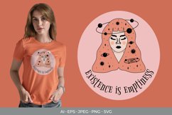 Existence is Emptiness for T-Shirt Design Product Image 1