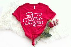 Valentine Shirt Mockup - BC 3001 - Red Product Image 1