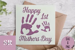 1st Mother’s Day card| Paper cutting | Mother’s Day card SVG Product Image 3