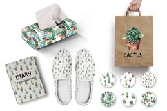 Watercolor cactuses Product Image 5