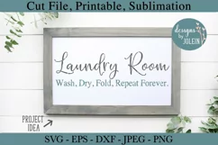 Laundry Room SVG, png, eps, jpeg, DXF, sublimation Product Image 2