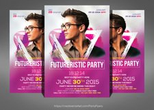 Futuristic Party Flyer Bundle Product Image 3