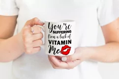 Funny Valentines Quote SVG Cut File | Red Lips SVG | Kiss Product Image 3