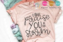 I&#039;ll Praise You In The Storm Cutting File Product Image 1