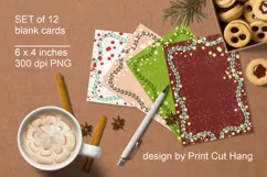 Festive Blank Greeting Cards Set of 12 PNG files Product Image 5