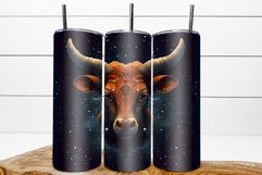 Zodiac Taurus 3d sublimation tumbler / zodiac tumbler wrap Product Image 1