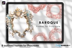 Procreate, Baroque frames bundle Product Image 1