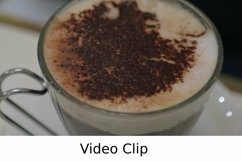 Video: Taking tasty foam from coffee Product Image 1