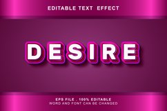 desire Text Effects editable words and fonts can be replac Product Image 1