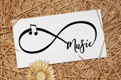 Music Infinity Shirt, Music lover, Musician design SVG DXF Product Image 2