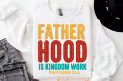 Father's Day PNG, Faux Yarn Dad PNG, Dad Ever PNG Product Image 6