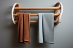 Sleek Towel rack. Generate Ai Product Image 1