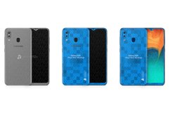 Samsung Galaxy A20 Vinyl Skin Design Mockup 2019 Product Image 1
