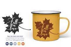 Fall in Love SVG Cut Files - Fall, Autumn, Thanksgiving Product Image 1