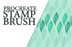 Procreate Brush - leaf Stamp Product Image 1
