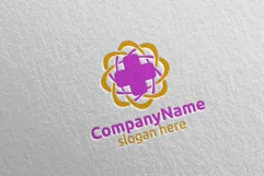 Biomedicine Cross Medical Hospital Logo 24 Product Image 4