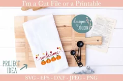 Welcome Fall SVG, PNG, DXF, EPS, JPEG Product Image 4