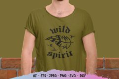Wild Spirit Hand Lettering SVG Product Image 1