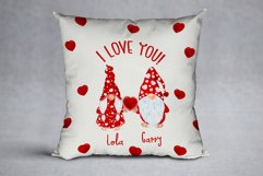 Valentine Gnomes clipart Love clipart Cute Characters Product Image 3