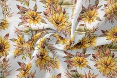 Watercolor sunflower seamless pattern- PNG, JPEG Product Image 2