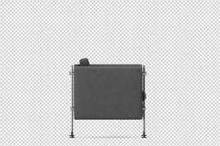 Isometric Arm Chair 3D isolated render Product Image 1