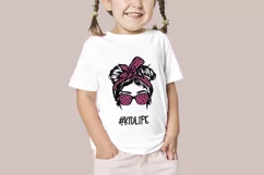 Mom and daughter svg, Messy bun svg, Mom life svg Product Image 3