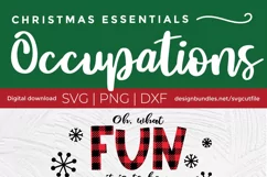 Christmas CNA svg - a CNA Christmas oh what fun design Product Image 3