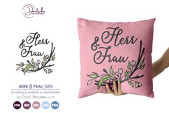 Herr und Frau SVG | Hochzeit SVG Product Image 1