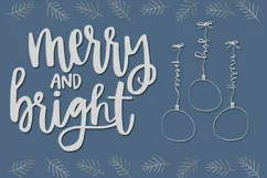 40 Christmas Photo Overlays  FREE symbols font Product Image 5