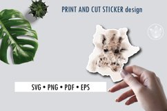 Watercolor Giraffe | Realistic Animal Sticker Product Image 1