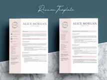 Professional Creative Resume Template - Alice Morgan - Free Design of The Week Product Image 4