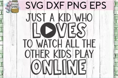 Just A Kid SVG DXF PNG EPS Cutting Files Product Image 2
