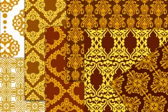 Damask Digital Papers, Damask Background, 8.5x11 inches Product Image 3