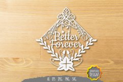 Better Forever Papercut SVG Product Image 1