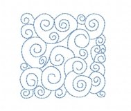Quilt Block Stippling - Machine Embroidery Design in 3 sizes Product Image 1