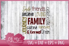 Family Block - SVG EPS DXF Cutting File Product Image 3