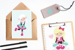 Snow Girls graphics and illustrations Product Image 4